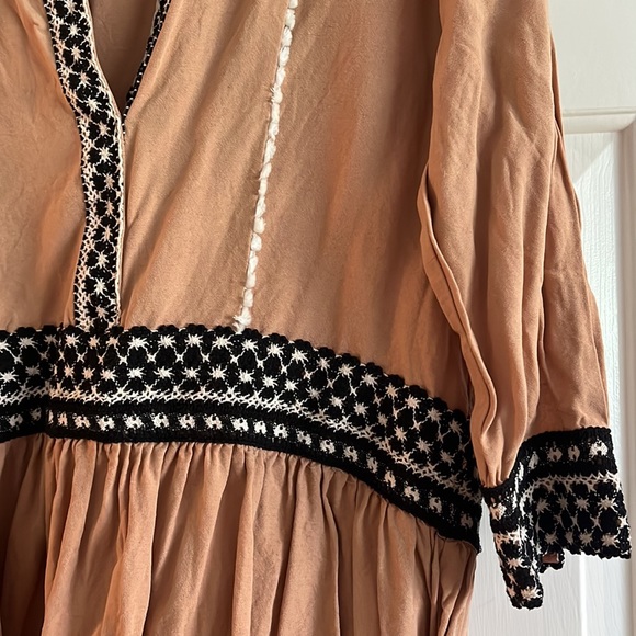 Linen blend Zara dress size XS - Picture 4 of 7